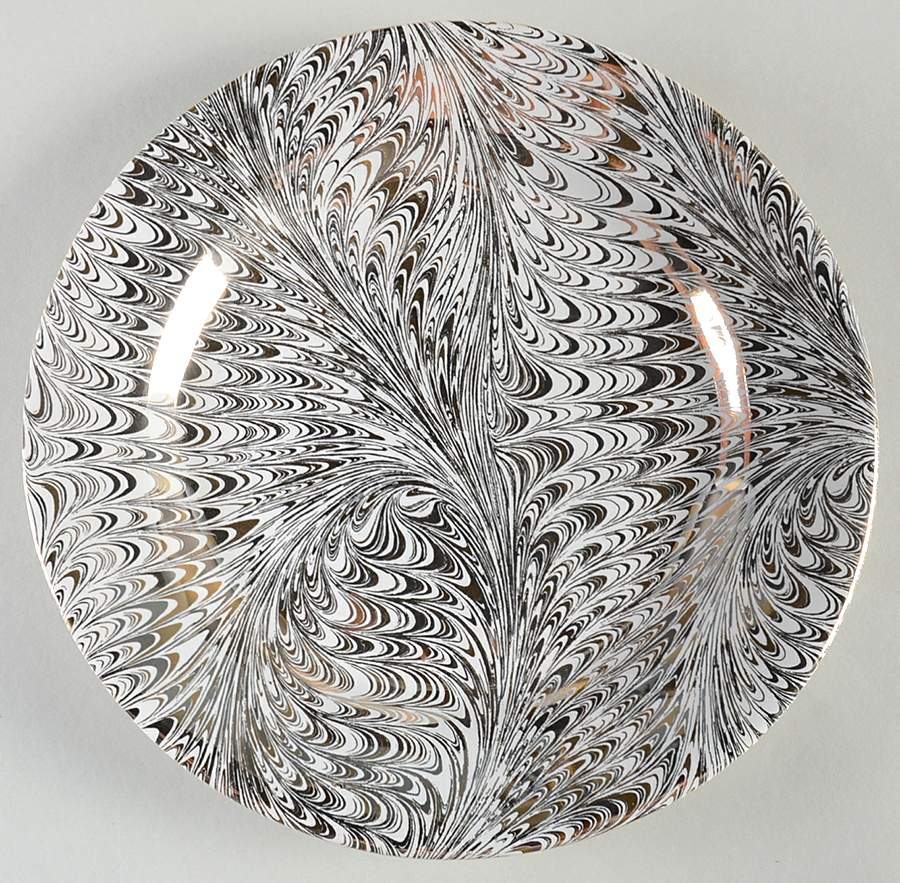Firenze Marbleized Salad/Dessert Plate by Juliska Ceramics-1