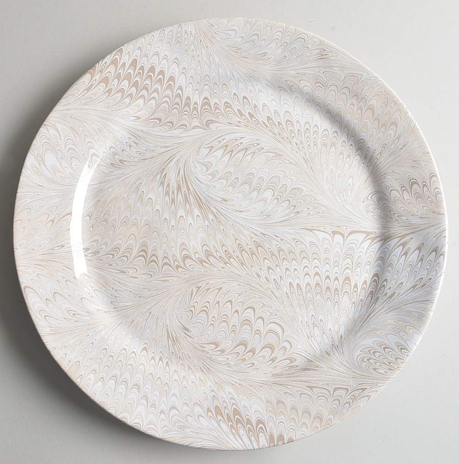 Firenze Marbleized Service Plate (Charger) by Juliska Ceramics-1