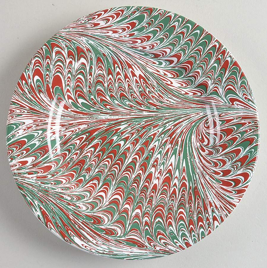 Firenze Marbleized Cocktail Plate by Juliska Ceramics-1
