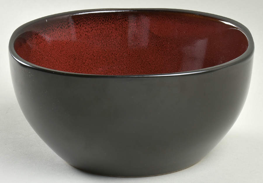 Monaco Red Soup/Cereal Bowl by Jaclyn Smith-1