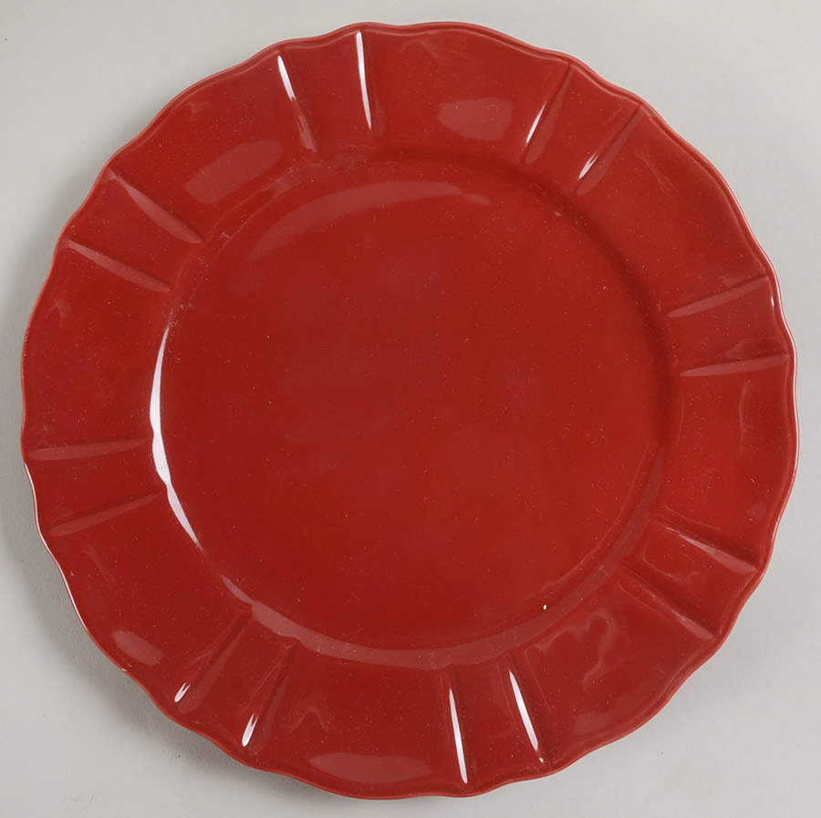 Ashley Red Dinner Plate by JCPenney-1
