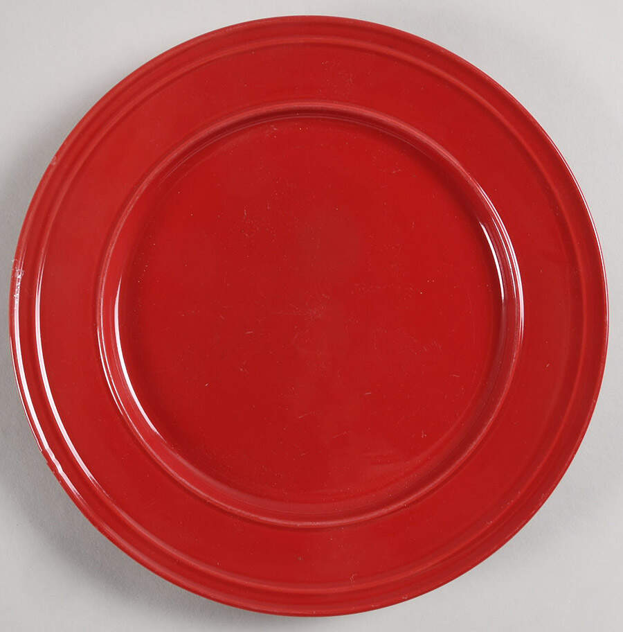 Stoneware Red Dinner Plate by JCPenney-1