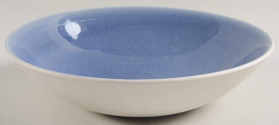 Tourron Blue Chardon Coupe Soup Bowl by Jars-France-1