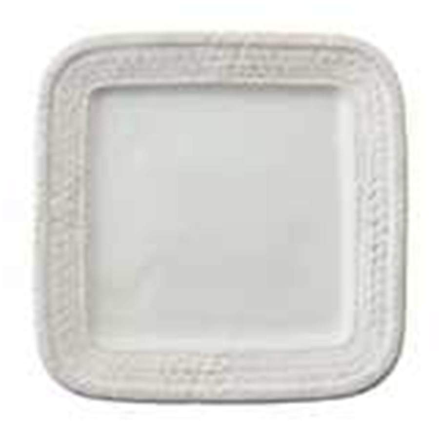 Le Panier Whitewash Square Dinner Plate by Juliska Ceramics-1