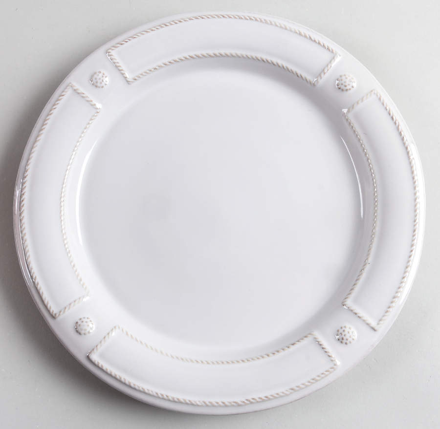 Berry and Thread (French Panel Whitewash) Dinner Plate by Juliska Ceramics-1