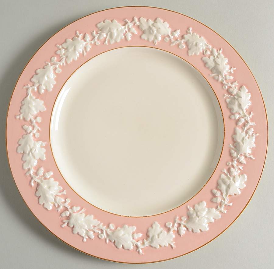 Trentham Pink Dinner Plate by George Jones & Sons-1