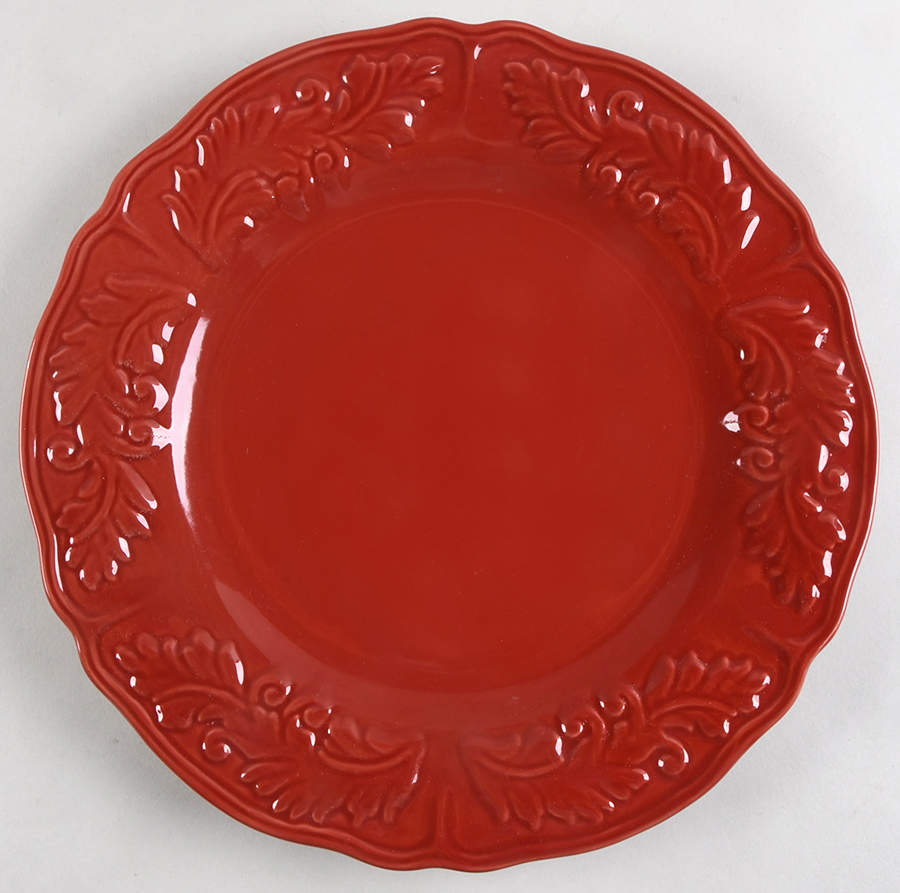 Amberly Cranberry Red Dinner Plate by JCPenney-1