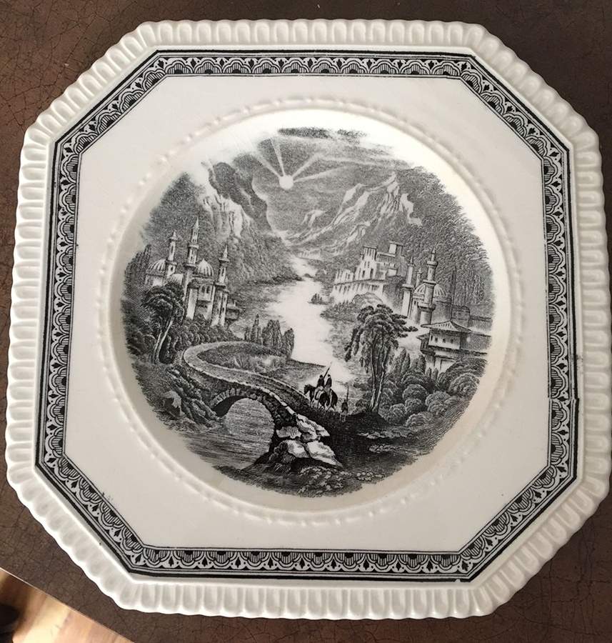 JON153 Square Salad Plate by George Jones & Sons-1