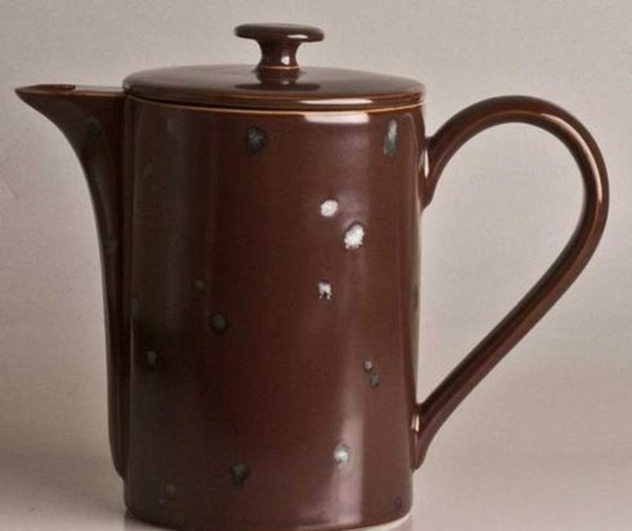 Tiramisu Ganache (Brown) Tea/Coffee Pot & Lid by Jaune de Chrome-1
