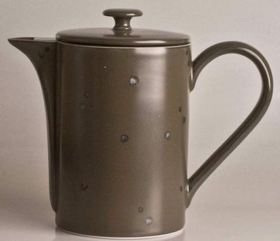 Tiramisu Truffle (Dark Brown) Tea/Coffee Pot & Lid by Jaune de Chrome-1