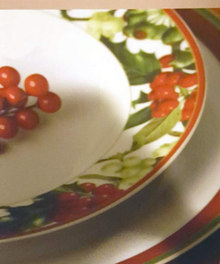 Holiday Magic Salad Plate by Joshua Maxwell Studi-1