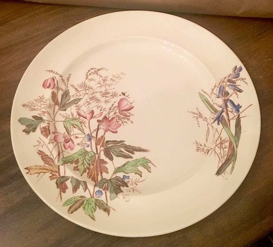 Anemone Luncheon Plate by George Jones & Sons-1