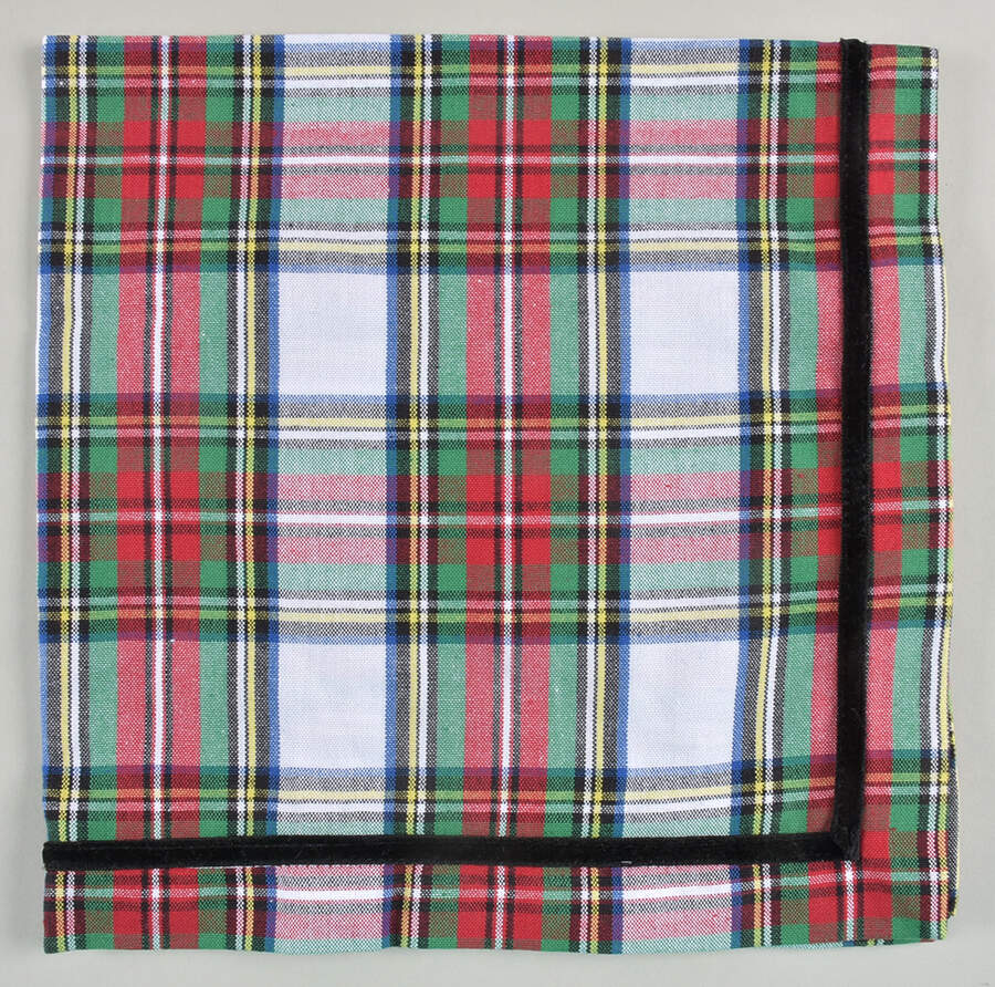 Stewart Tartan Cloth Napkin by Juliska Ceramics-1