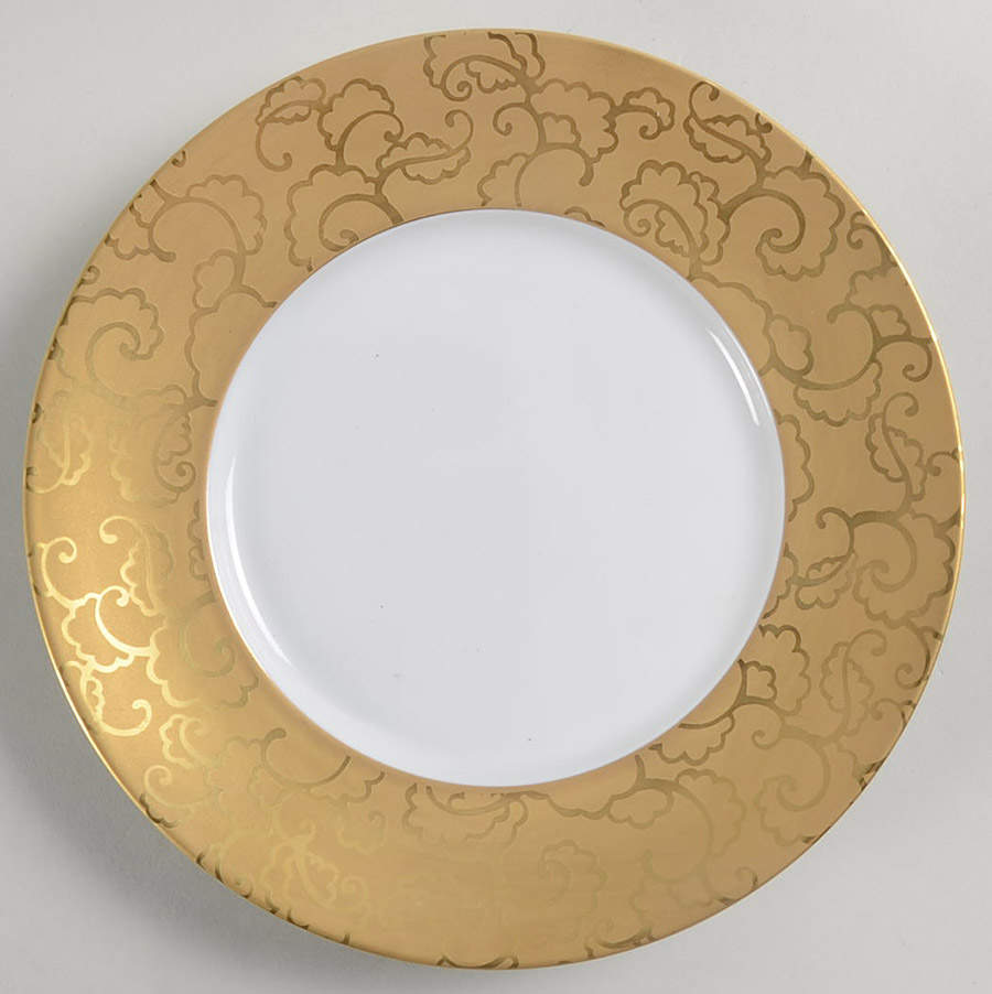 Falbala Gold Salad Plate by Jaune de Chrome-1