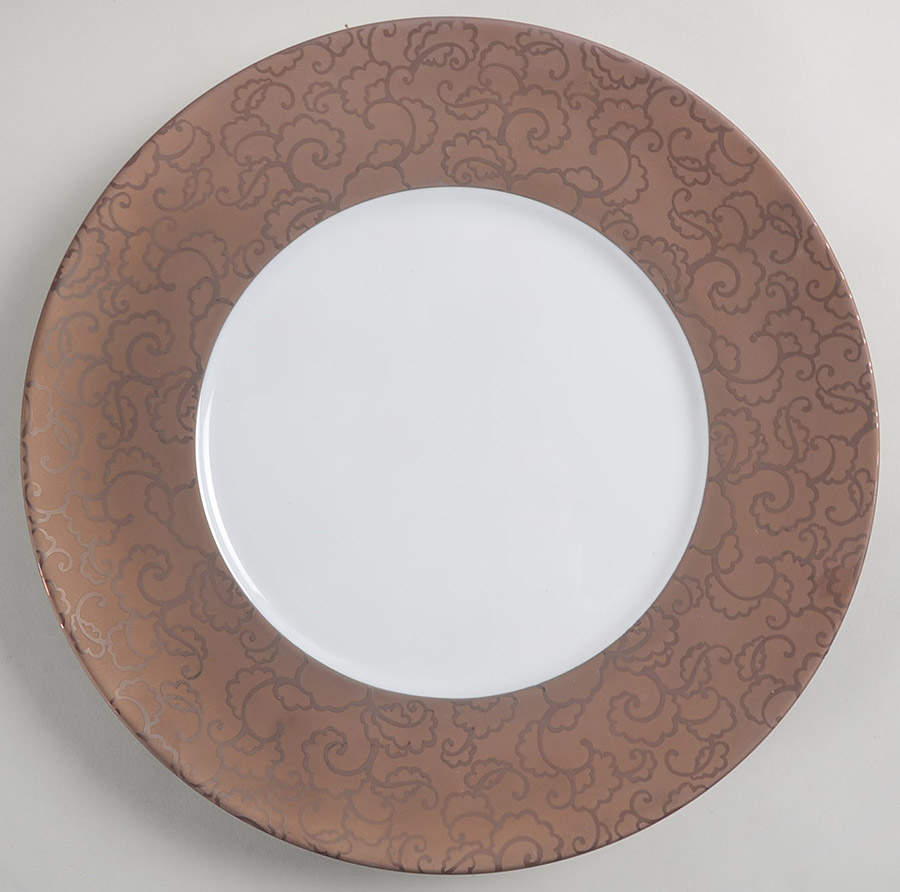 Falbala Copper Service Plate (Charger) by Jaune de Chrome-1