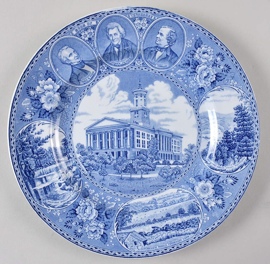 Historic & Picturesque Tennessee Dinner Plate by Jonroth Studios-1