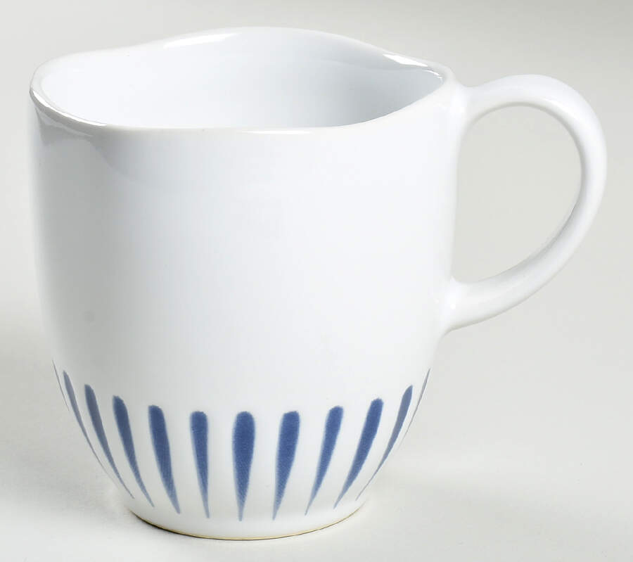 Sitio Stripe Delft Blue Mug by Juliska Ceramics-1