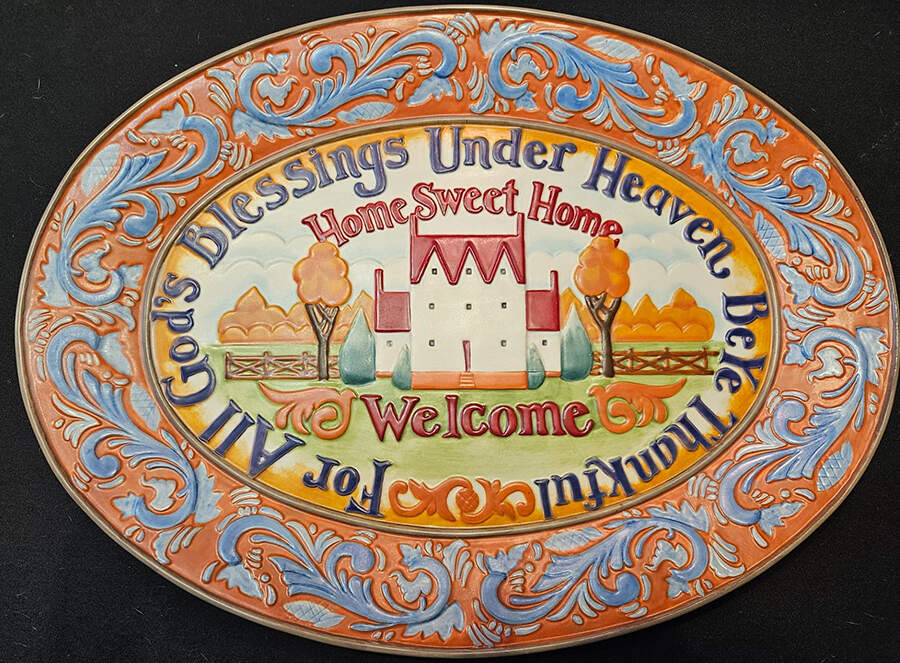 Heartwood Creek Giftware 12" Oval Serving Platter by Jim Shore-1