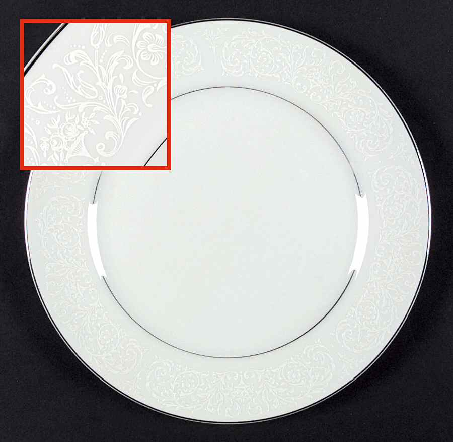 Satin Song  Dinner Plate by Kristina Collection-1