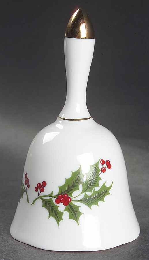 Christmas Holly (Smooth Edge) Bell by Kashima-1