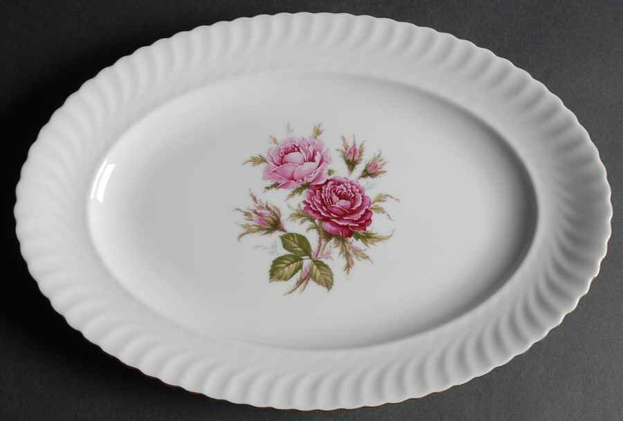 Moosrose 12" Oval Serving Platter by Kaiser-1