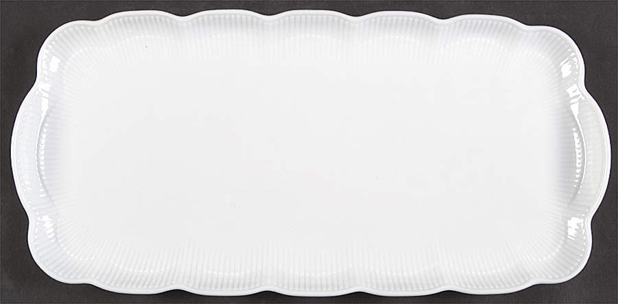 Romantica All White Large Sandwich Tray by Kaiser-1