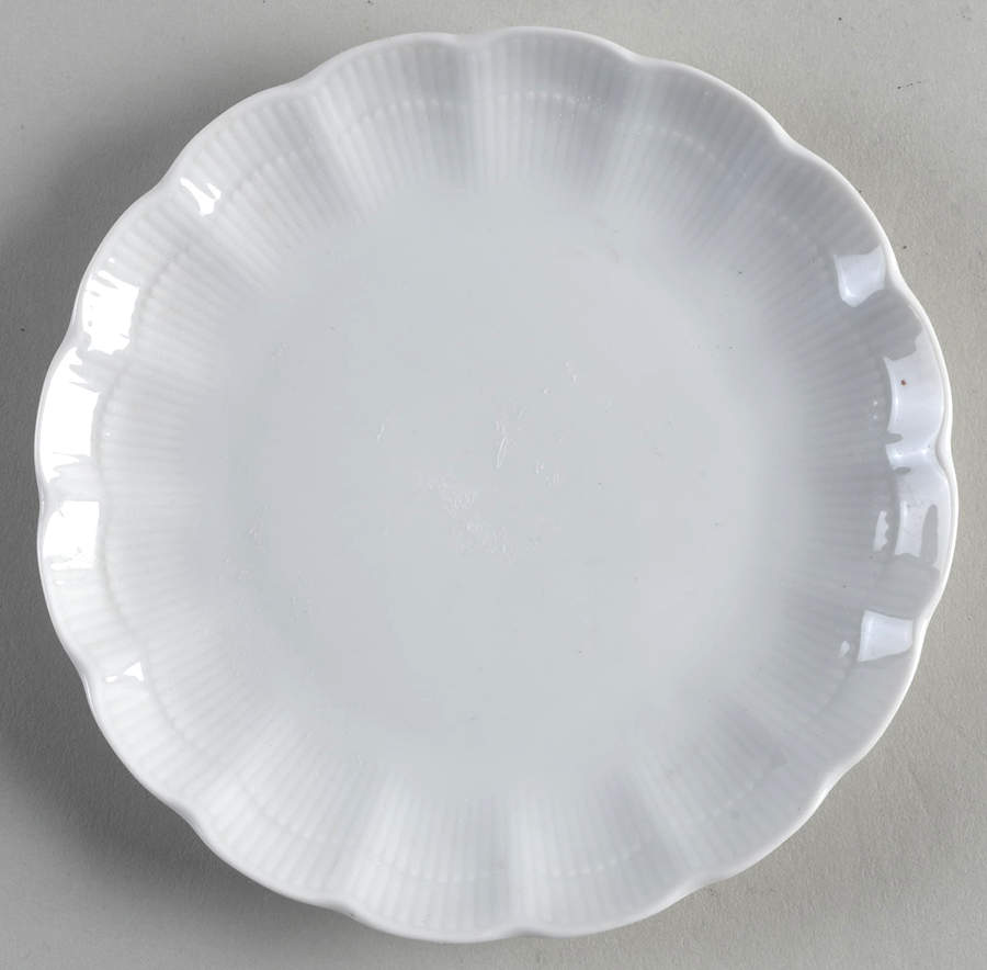 Romantica All White Bread & Butter Plate by Kaiser-1