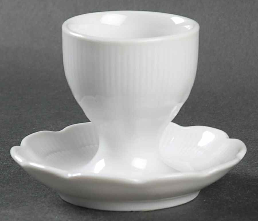 Romantica All White Single Egg Cup by Kaiser-1