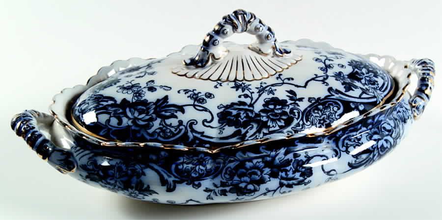 Chatsworth Oval Covered Vegetable by Keeling & Co-1