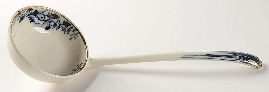 Chatsworth Solid Piece Sauce Ladle by Keeling & Co-1