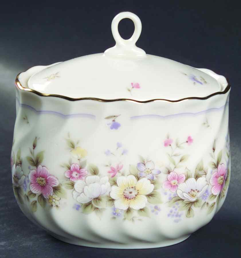 Grace Sugar Bowl & Lid by Keito-1