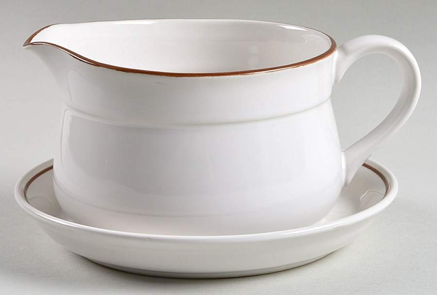 Autumn Swirl Gravy Boat & Underplate by Kenmark-1