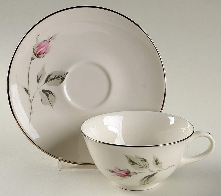 KEM3 Flat Cup & Saucer Set by Kenmark-1