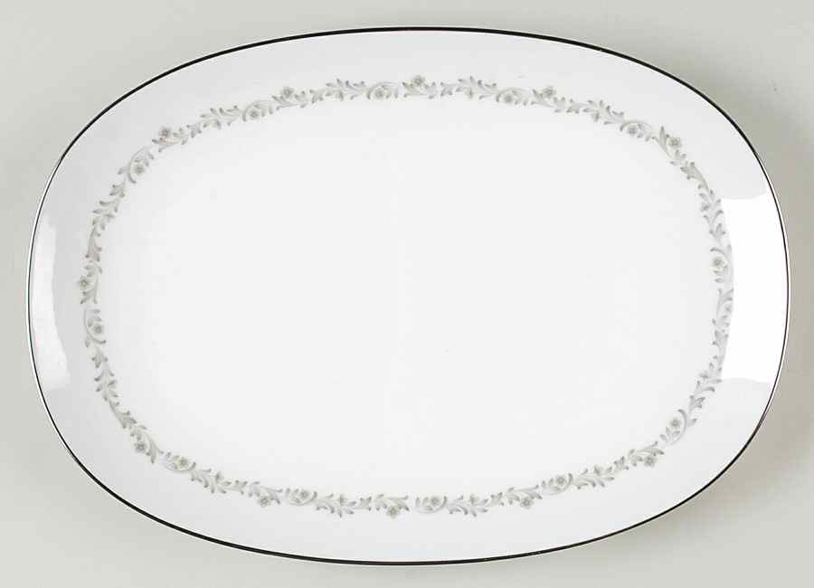 Meadowbrook 13" Oval Serving Platter by Kenmark-1