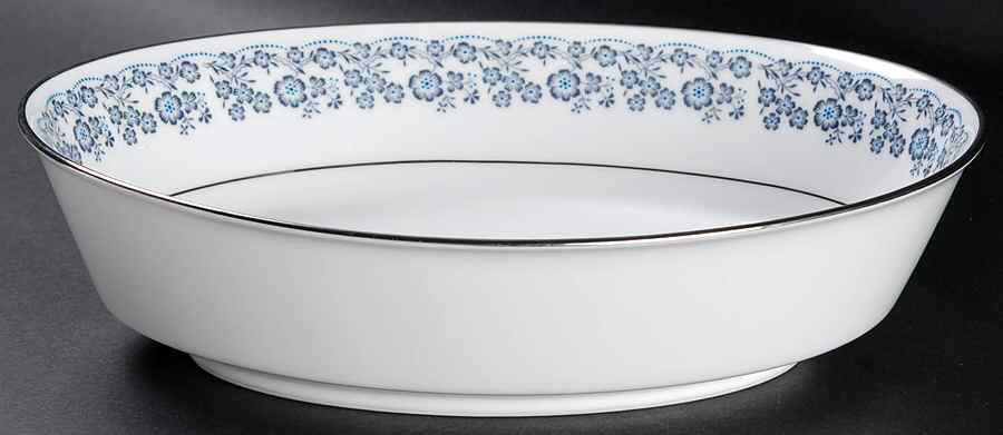 Sego Lily 9" Oval Vegetable Bowl by Kenmark-1