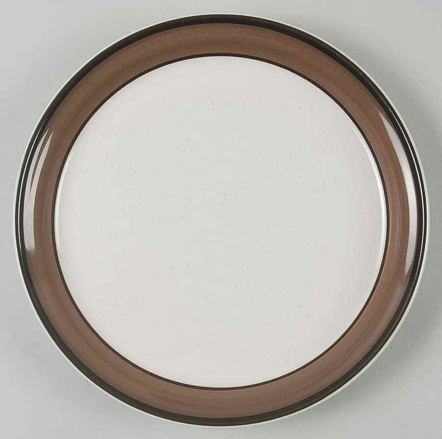 Teakwood Salad Plate by Kenmark-1
