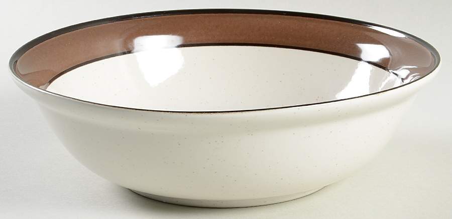 Teakwood 9" Round Vegetable Bowl by Kenmark-1