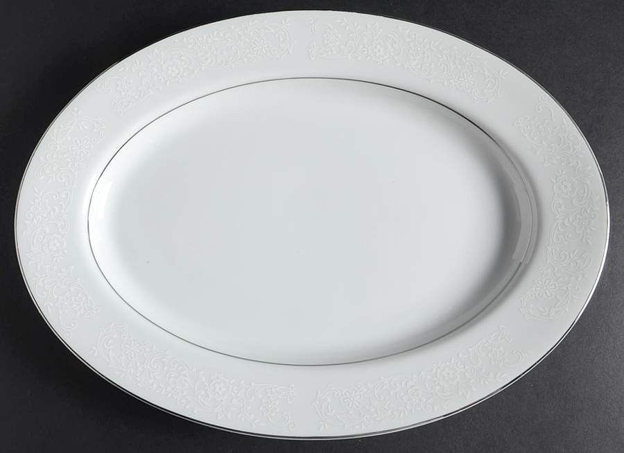 Bocage 12" Oval Serving Platter by Kimco-1