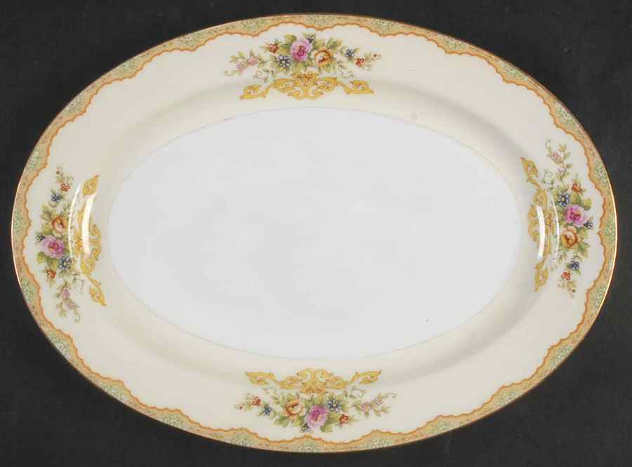 KIK2 11" Oval Serving Platter by Kikusui-1