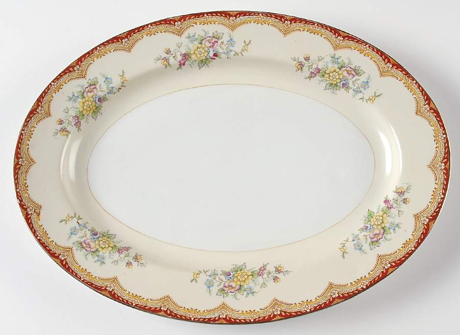 KIK3 12" Oval Serving Platter by Kikusui-1