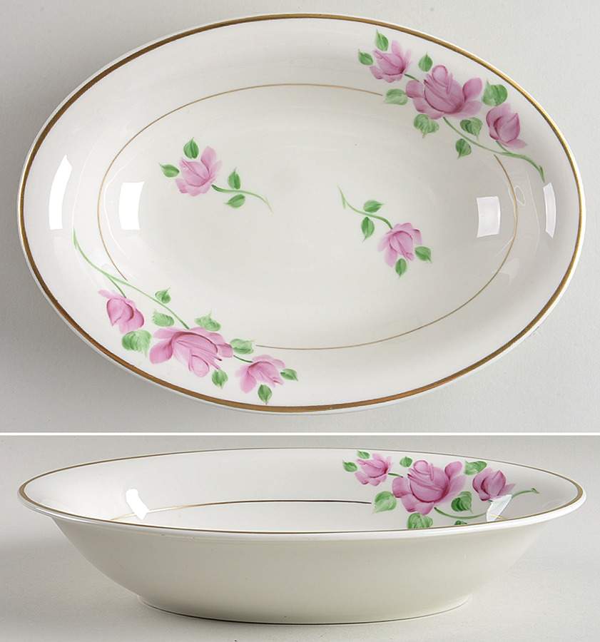 KIR4 10" Oval Vegetable Bowl by Kirk-1