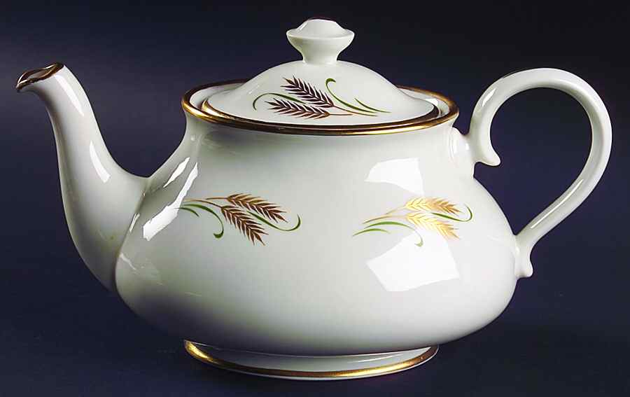 Wheat Teapot & Lid by Kirk-1