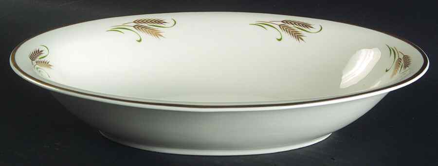 Wheat 10" Oval Vegetable Bowl by Kirk-1