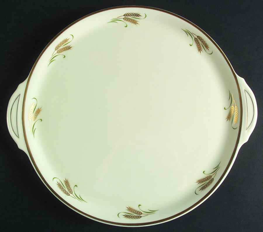 Wheat Handled Cake Plate by Kirk-1