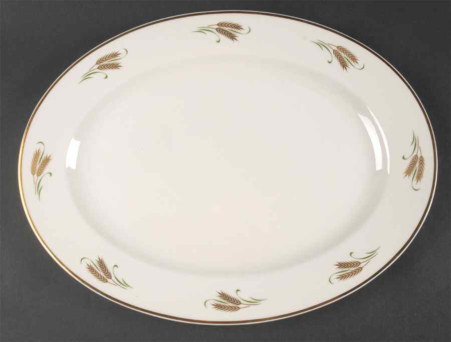 Wheat 15" Oval Serving Platter by Kirk-1