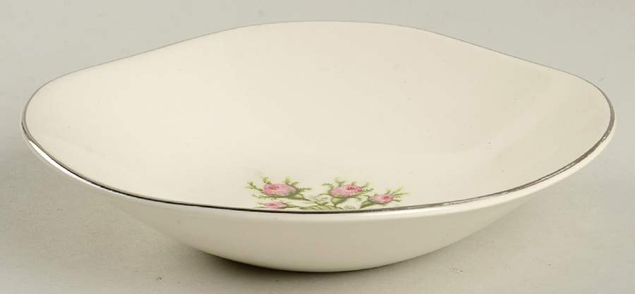 Moss Rose Fruit/Dessert (Sauce) Bowl by Edwin Knowles-1