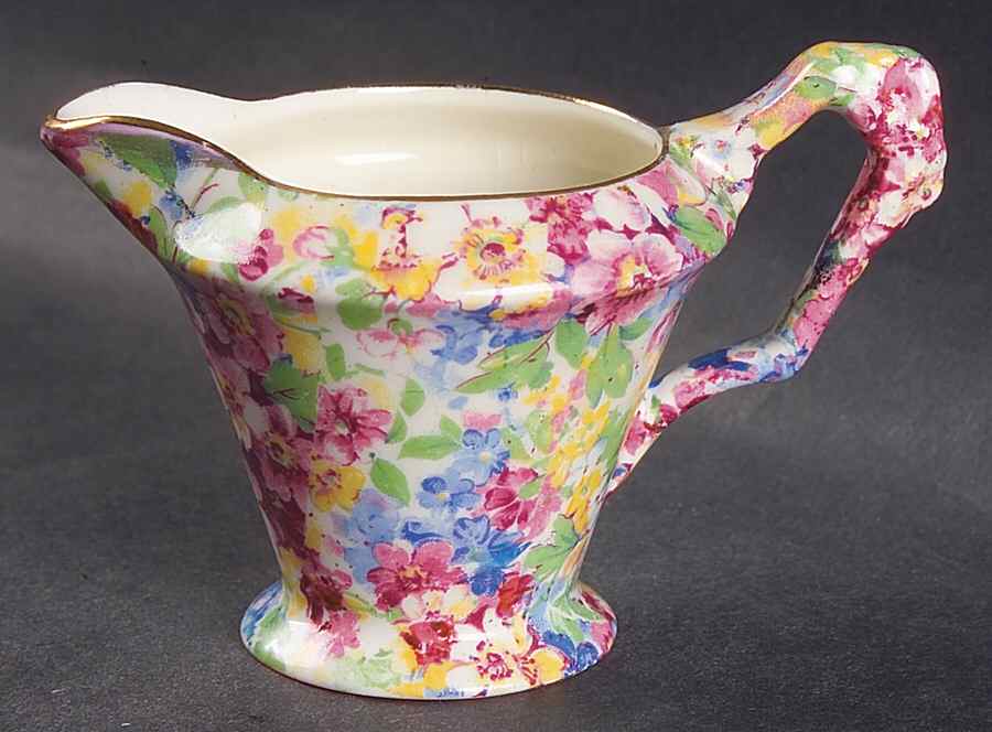 Apple Blossom Chintz Mini Creamer by James Kent (England)-1