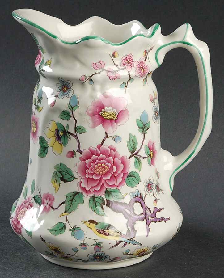 Chinese Rose 32 Oz Pitcher by James Kent (England)-1