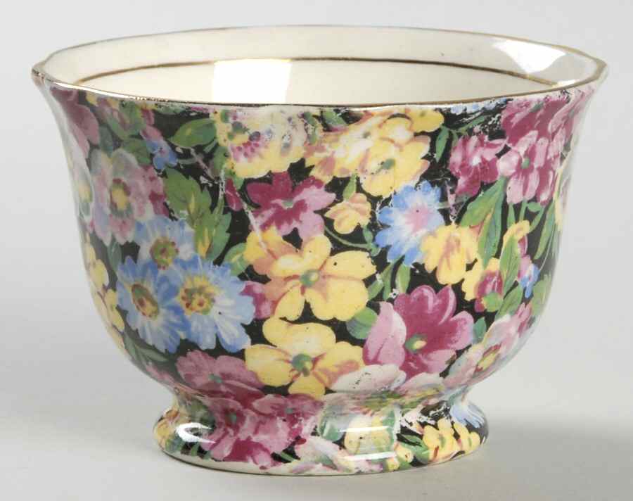 Florita (England) Open Sugar Bowl by James Kent (England)-1