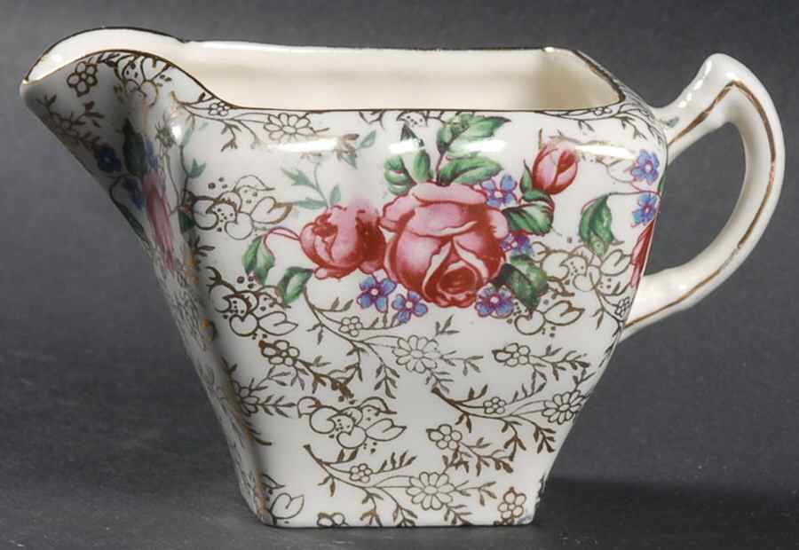 Rambler Rose Creamer by James Kent (England)-1